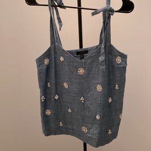 Jcrew chambray top